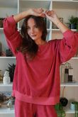Terry B Classic Sweatshirt Strawberry Crush